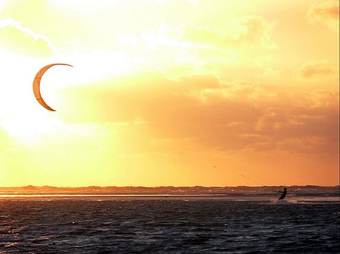 Kitesurfen auf Spiekeroog 