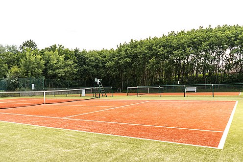 Tennisplatz auf Spiekeroog