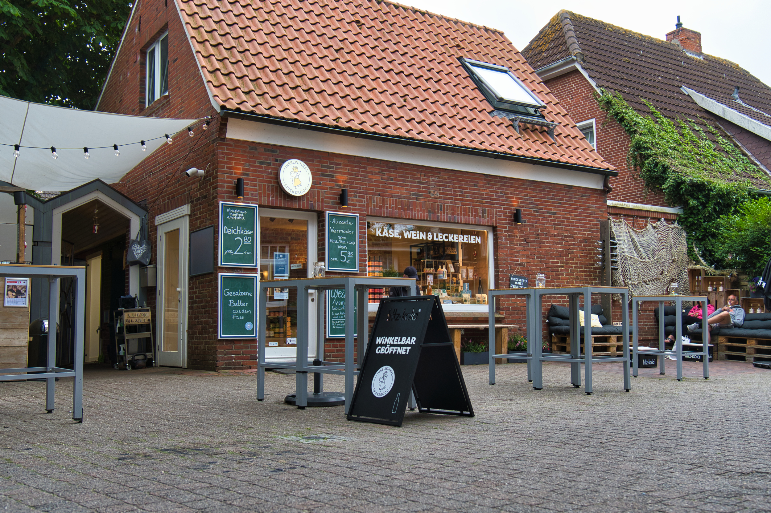 Das Geschäft Inselwinkel auf Spiekeroog.