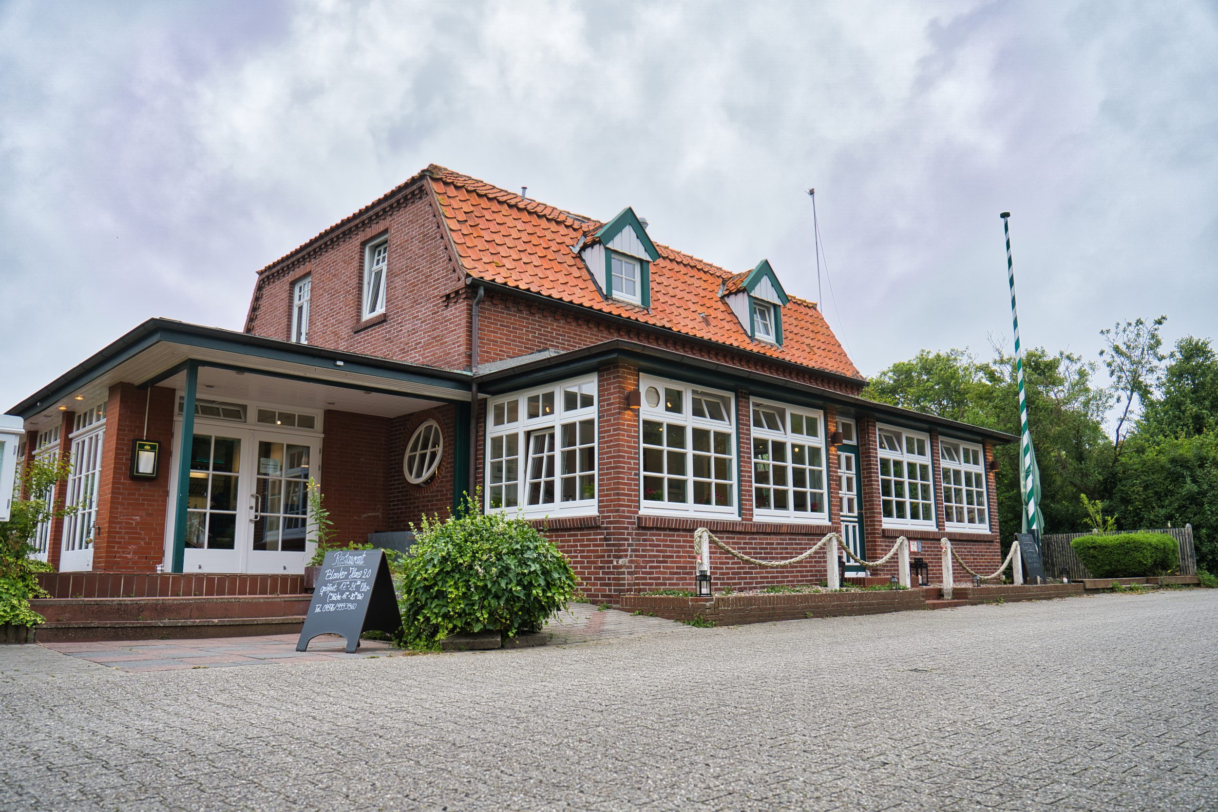 Das Restaurant Blanker Hans auf Spiekeroog.