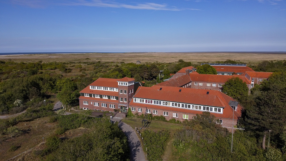 Blick auf die Hermann-Lietz-Schule auf Spiekeroog