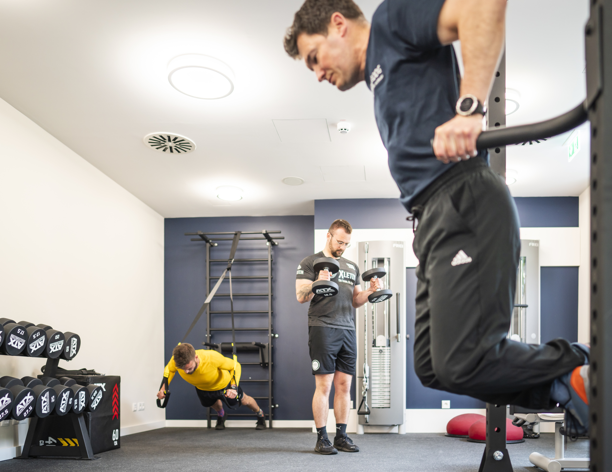 Training im FitnessStuuv auf Spiekeroog