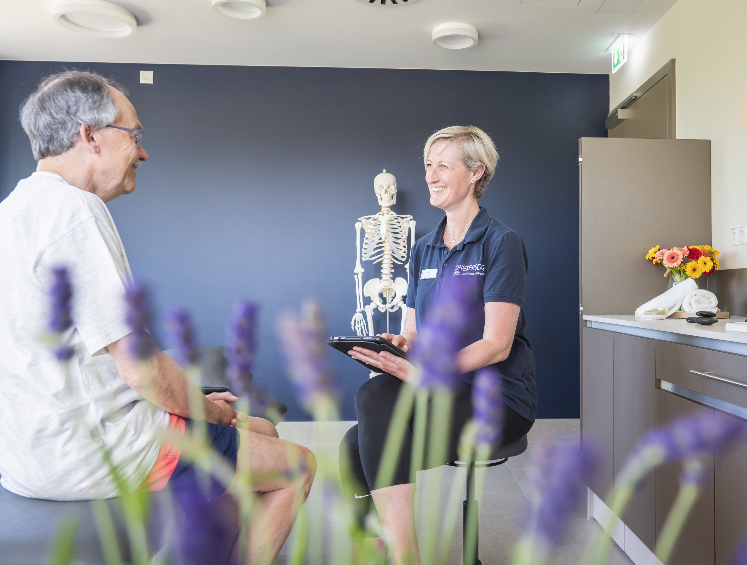 Beratung im Thalasso-Gesundheitszentrum auf Spiekeroog 