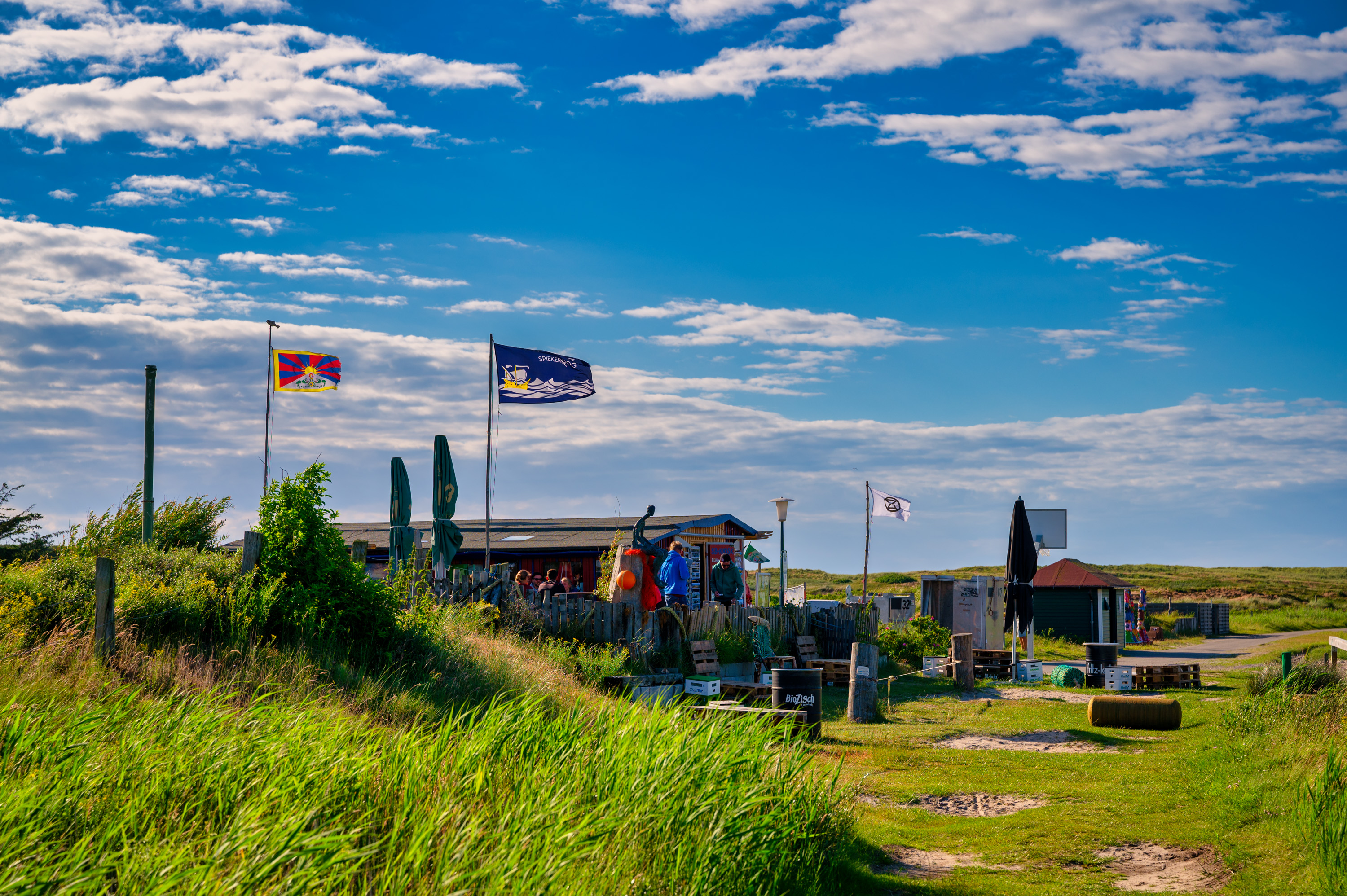 Der Zeltplatz auf Spiekeroog