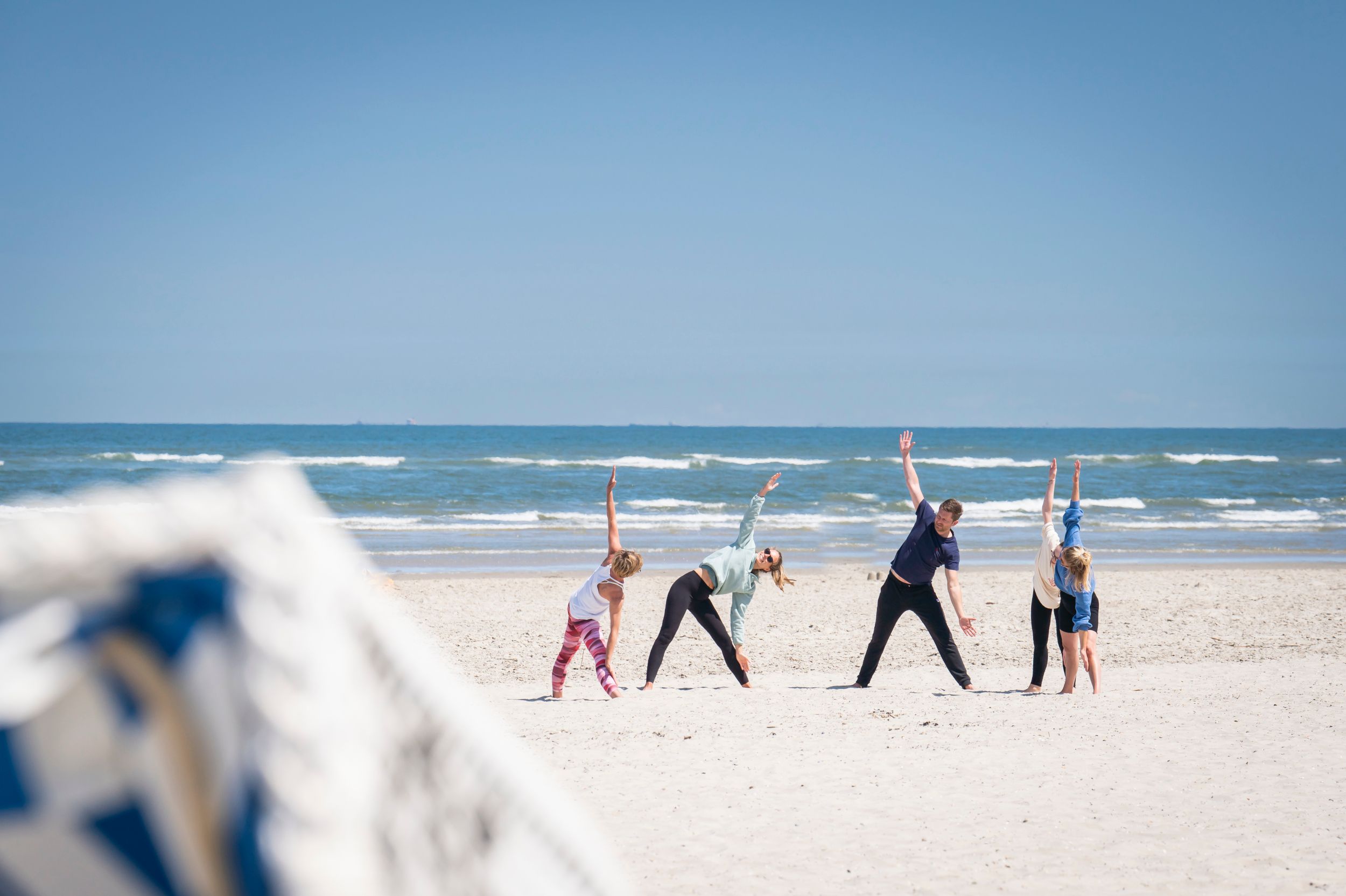 Strandsportgruppe am spiekerooger Strand 