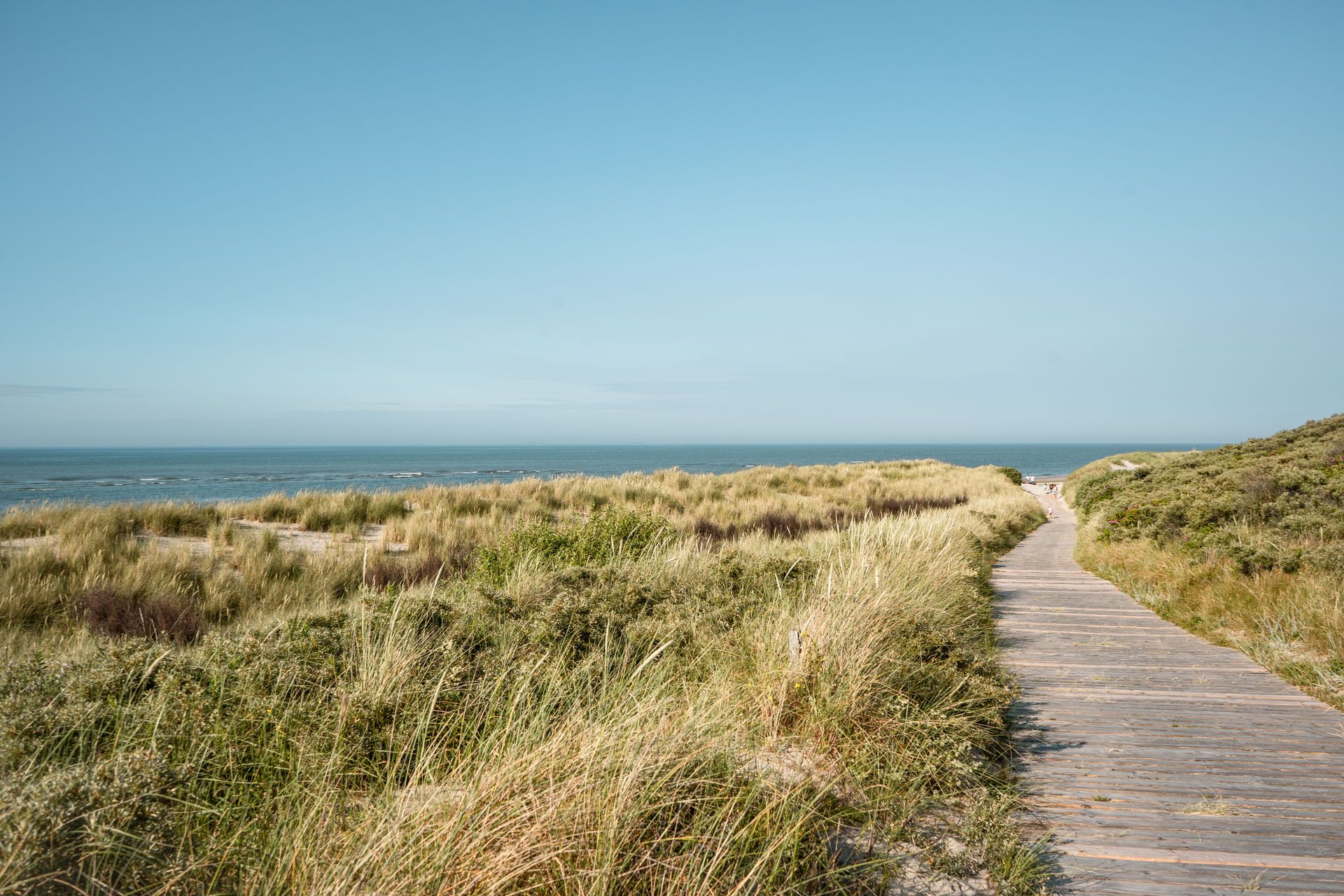Der östliche Strandabgang am Hauptbadestrand von Spiekeroog.