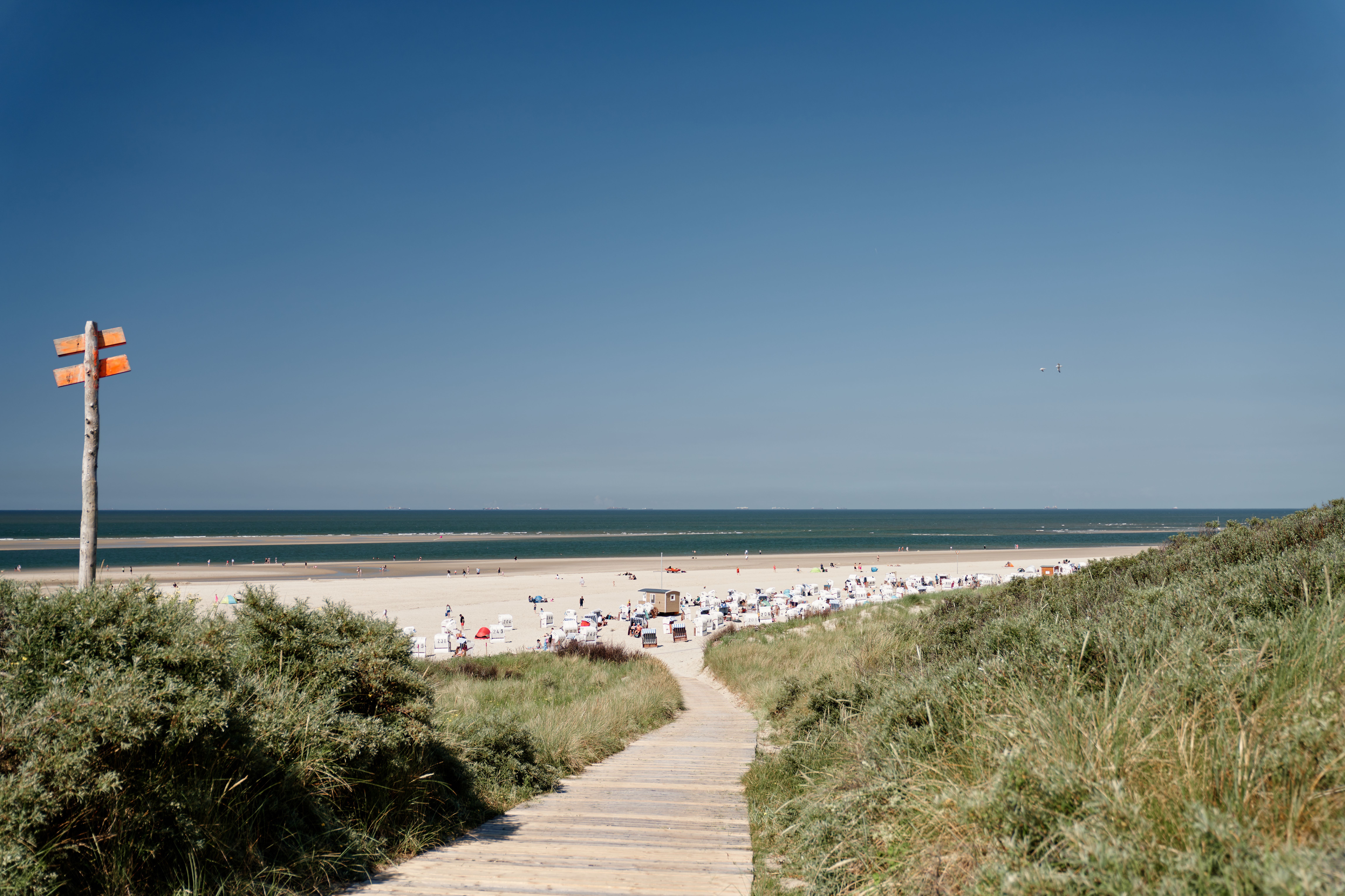 Blick auf den Strand
