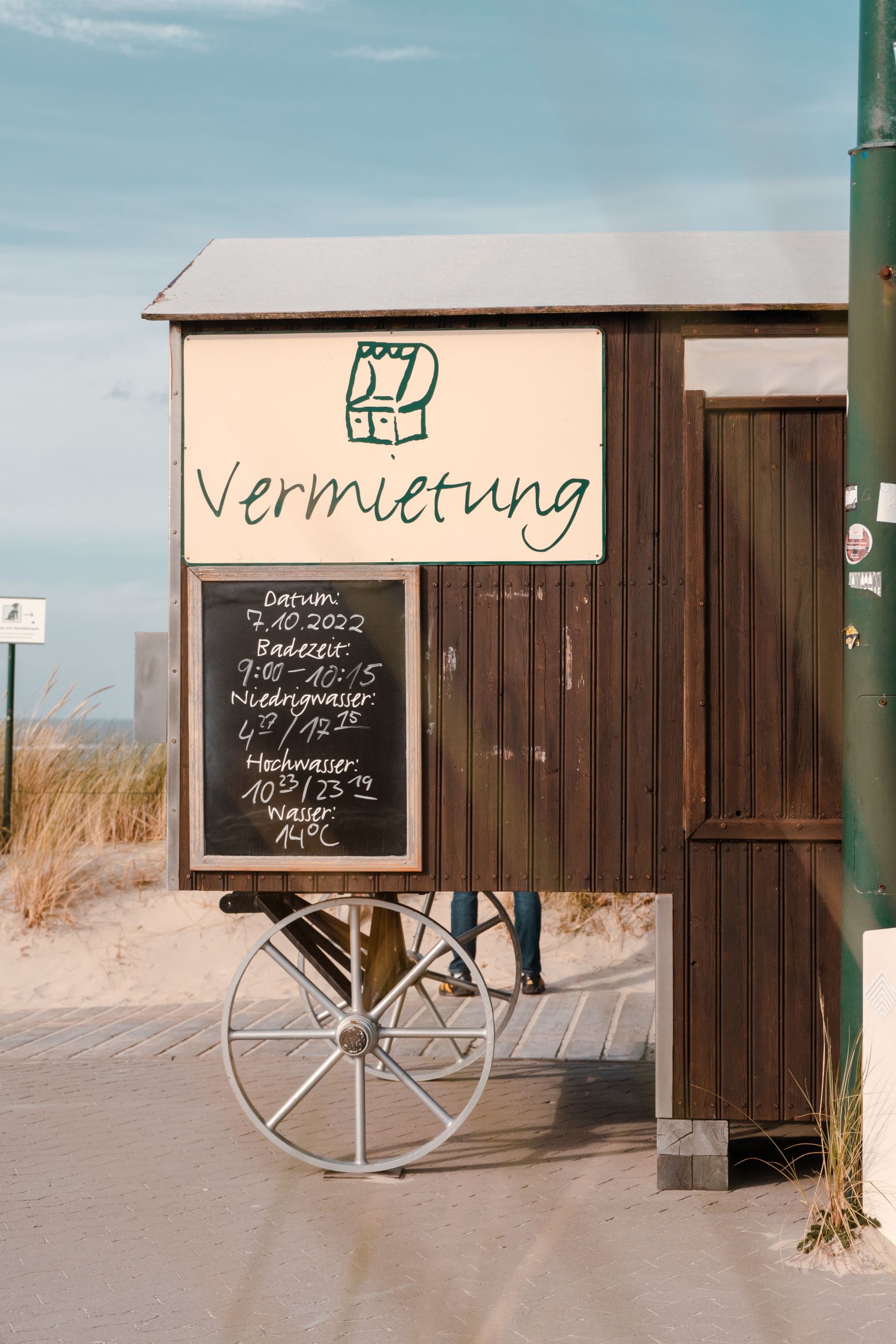 Die Strandkorbvermietung auf Spiekeroog