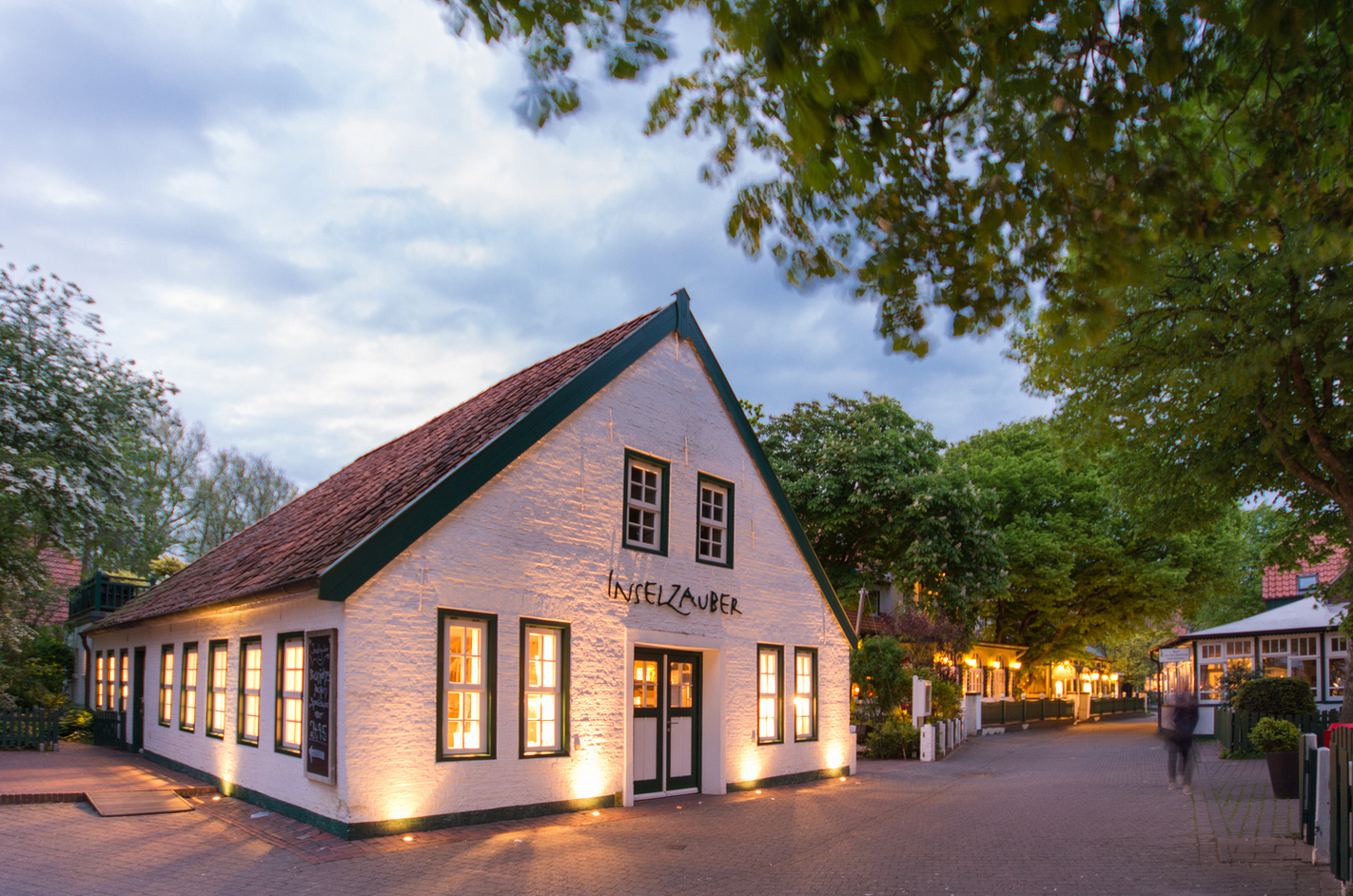 Noorderloog auf Spiekeroog am Abend